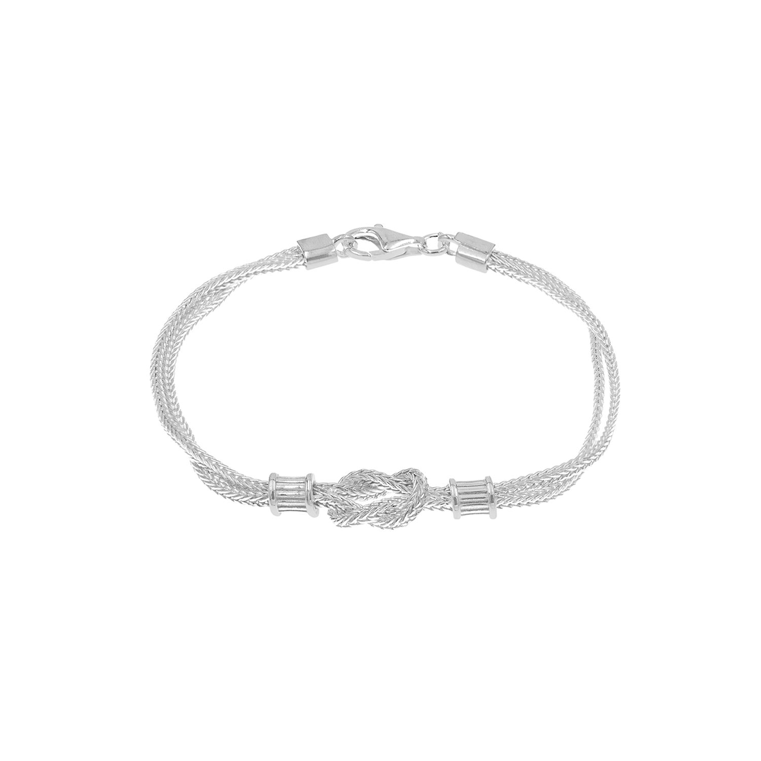 Pulsera Knot Espiga Plata 925